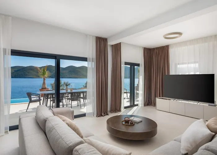 Βίλα Maris -heated Pool,sauna,first Row Sea *