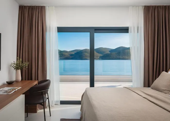 Βίλα Maris -heated Pool,sauna,first Row Sea