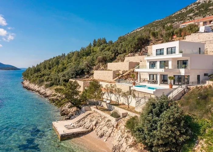 Βίλα Maris -heated Pool,sauna,first Row Sea *