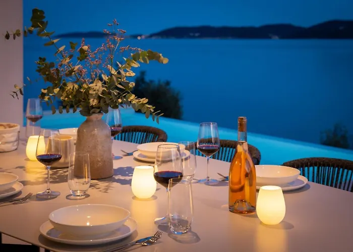 Βίλα Maris -heated Pool,sauna,first Row Sea *